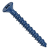 1/4" x 2-1/4" TapKing Concrete Screw, Phillips Flat Head, Ruspert (1800/Bulk Pkg.)