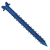 1/4" x 1-3/4" TapKing Concrete Screws, Indented Hex Washer Head Slotted, Blue Durablecoat (2250/Bulk Pkg.)