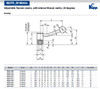 Kipp M20 Adjustable Tension Lever, Internal Thread, 20 Degrees, Size 4 (1/Pkg.), K0108.4201