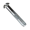 1/4"-20 x 1-1/4" Round Slotted Sleeve Anchor, Zinc Cr+3 (2500/Bulk Pkg.)