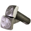 3/4"-10 x 2" Fully Threaded A307 Grade A Square Head Bolt Plain (125/Bulk Pkg.)