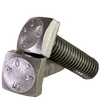 7/8"-9 x 9" Partially Threaded Square Head Bolt HDG (40/Bulk Pkg.)