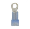 16-14 AWG Nylon Insulated #4 Stud Ring Terminal
