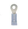 16-14 AWG 3-pc Nylon w/Sleeve Insulated 1/4" Stud Slim Ring Terminal