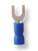 16-14 AWG Vinyl Insulated #6 Flanged Spade Terminal