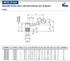 Kipp 5/8-11 Adjustable Tension Lever, Internal Thread, 20 Degrees, Size 4 (1/Pkg.), K0108.4A61