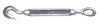 1" x 24" Forged Turnbuckles - Hot Dipped Galvanized - Eye/Hook (1/Pkg)