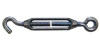 3/16" x 1-5/8" Die Cast Turnbuckles - Zinc - Eye/Hook (150/Pkg)