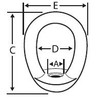 1/2"-13 Forged Eye Nuts, Plain (40/Pkg)