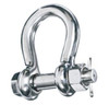 5/8" x 3/4" Safety Bolt Anchor Shackles, 304 Stainless Steel (4/Pkg)