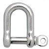 1/4" x 5/16" Screw Pin Chain Shackles, 304 Stainless Steel (40/Pkg)