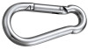 1/2" x 5-1/2" OAL Snap Hook Carabineers, 304 Stainless Steel (12/Pkg)