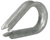 1" Wire Rope Thimble, Hot Dipped Galvanized (12/Pkg)