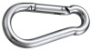 1/4" x 2-3/8" OAL Snap Hook Carabineers, 304 Stainless Steel (85/Pkg)