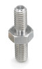 1/4"OD x (3/8" & 3/8" L) x (8-32 & 10-32 Threads) Stainless Steel Male/Male Hex Standoff, Plain (50/Pkg)