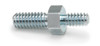 5/16"OD x (3/8" & 3/8" L) x (8-32 & 10-32 Threads) Steel Male/Male Hex Standoff, Zinc Clear Plated (500/Bulk Pkg)