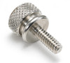 #6-32x7/16" Knurled Washer Face Thumb Screws, Aluminum (100/Bulk Pkg.)