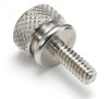 #25-20x1/2" Knurled Washer Face Thumb Screws, Stainless Steel (100/Bulk Pkg.)