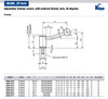 Kipp 1/2-13x50 Adjustable Tension Lever, External Thread, 20 Degrees, Size 1 (1/Pkg.), K0108.1A51X50