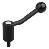 Kipp M24x90 Adjustable Tension Lever, External Thread, 20 Degrees, Size 4 (1/Pkg.), K0108.4241X90