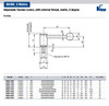 Kipp 1/2-13x50 Adjustable Tension Lever, External Thread, 0 Degrees, Size 2 (1/Pkg.), K0108.2A52X50