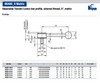 Kipp M12x50 Adjustable Tension Levers, Low Profile, External Thread, 0 Degrees, Size 3 (Qty. 1), K0114.3121X50