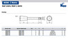 Kipp M10 Gear Lever, Style C, 80 mm Length (Qty. 1), K0179.412X80