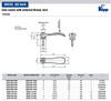 Kipp 10-32x40 Cam Lever, External Thread, Aluminum Handle, Size 1  (Qty. 1), K0005.15011A1X40