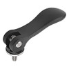 Kipp 3/8-16x30 Cam Lever, External Thread, Stainless Steel, Aluminum Handle, Size 2  (1/Pkg.), K0005.25111A4X30