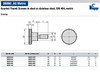 Kipp M4x10 Knurled Thumb Screw, Stainless Steel, DIN 464 (10/Pkg.), K0140.042X10