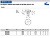 Kipp 1/2"-13 Inside Diameter, 63 mm Diameter, Star Grip Knob, Stainless Steel, Style E (1/Pkg.), K0150.563A52