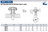 Kipp M6 Inside Diameter 32 mm Diameter, Star Grip Knob, Gray Cast Iron, DIN 6336, Style D (1/Pkg.), K0151.406