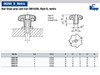 Kipp 16 mm Inside Diameter 80 mm Diameter, Star Grip Knob, Gray Cast Iron, DIN 6336, Style B (Qty. 1), K0151.216