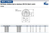 Kipp 6 mm Inside Diameter, 16 mm Diameter, Ball Knob DIN 319, Aluminum, Style K (Qty. 1), K0650.316042