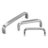 Kipp M5x10 x 120 mm Pull Handle, Stainless Steel, Rectangular Profile (1/Pkg.), K0208.12005