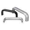 Kipp M8 x 112 mm Heavy-Duty Pull Handle, Oval Profile, Natural Color Anodized (Qty. 1), K0204.1120308