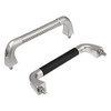 Kipp M8x35 x 200 mm Three-Piece Tube Pull Handle, Stainless Steel, Front Mounted (Qty. 1), K0227.200081