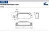 Kipp M8 x 140 mm Thermoplastic Pull Handle, Front and Rear Mount, Style A - Orange (1/Pkg.), K0191.1140082