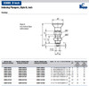 Kipp 1"-8 Indexing Plunger with Pull Knob, Stainless Steel, Locking Pin Not Hardened - Style B (Qty. 1), K0338.12516A8