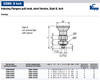 Kipp 3/8"-24 Indexing Plunger with Pull Knob, Steel, Sort Version, Locking Pin Hardened - Style B (1/Pkg.), K0631.6105AL