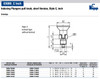 Kipp 3/8"-24 Indexing Plunger with Pull Knob, Steel, Sort Version, Locking Pin Hardened - Style C (Qty. 1), K0631.7105AL