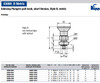 Kipp M6x0.75 Indexing Plunger with Pull Knob, Steel, Sort Version, Locking Pin Hardened - Style B (1/Pkg.), K0631.6903