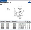 Kipp 1/2"-13 Indexing Plunger with Pull Knob, Steel, Locking Pin Hardened - Style D (1/Pkg.), K0338.4206A5