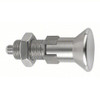 Kipp M24x2 Indexing Plunger with Pull Knob, All Stainless Steel, Locking Pin Not Hardened - Style D (Qty. 1), K0632.114516