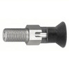 Kipp M12x1.5 Indexing Plunger with Pull Knob, Stainless Steel, Locking Pin Not Hardened - Style C (1/Pkg.), K0338.13206