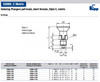 Kipp M20x1.5 Indexing Plunger with Pull Knob, Steel, Sort Version, Locking Pin Hardened - Style C (Qty. 1), K0631.7410