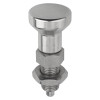 Kipp M20x1.5 (83 mm Length) Indexing Plunger w/Pull Knob, All Stainless Steel, Locking Pin Hardened - Style B (1/Pkg.), K0632.002410