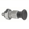 Kipp M16x1.5 Indexing Plunger with Pull Knob, Stainless Steel, Locking Pin Hardened - Style D (1/Pkg.), K0338.04308