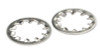 Top and bottom view of M6 Stainless Steel Internal Tooth Lock Washer