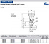 Kipp M20x1.5 Indexing Plunger with Grooved Pull Knob, Steel, Locking Pin Hardened - Style D (Qty. 1), K0339.4410